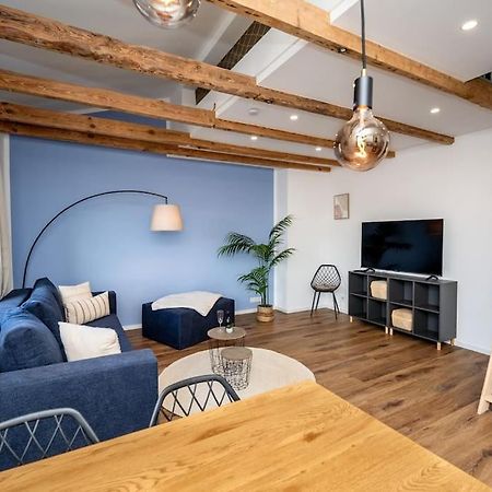 Moderne Maisonette Wohnung Im Fluesseviertel BRE Exteriör bild