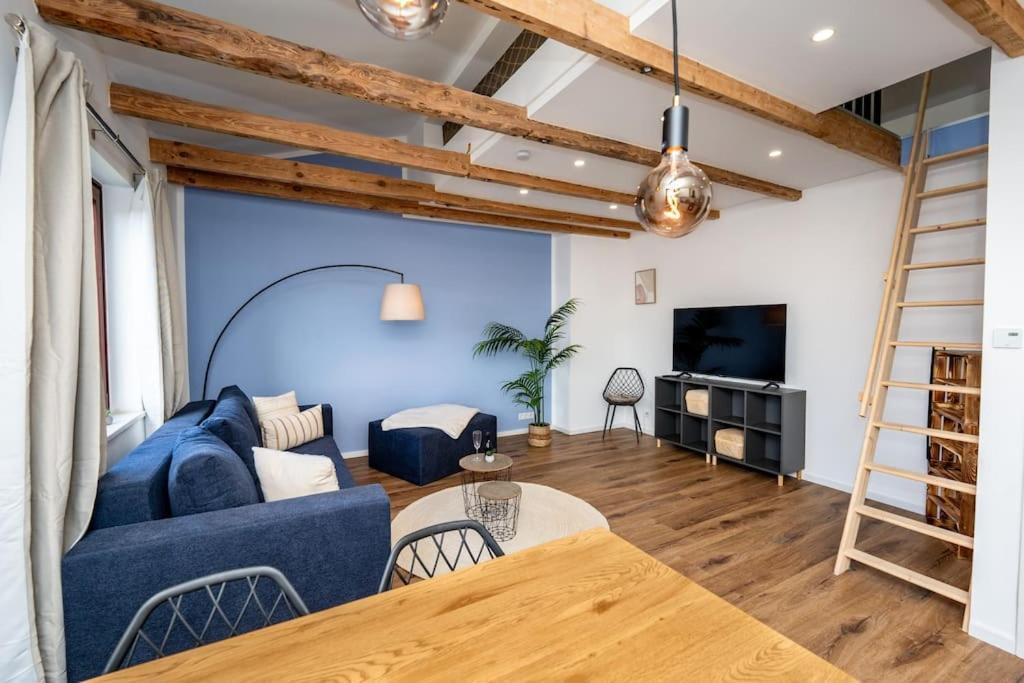 Moderne Maisonette Wohnung Im Fluesseviertel BRE Exteriör bild
