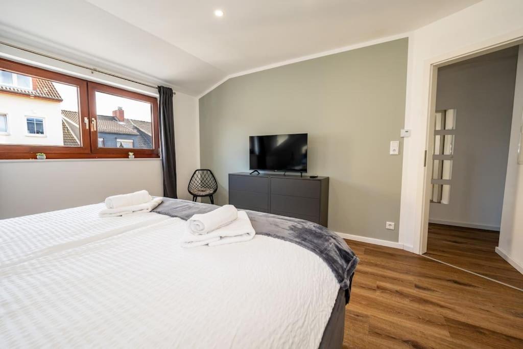 Moderne Maisonette Wohnung Im Fluesseviertel BRE Exteriör bild
