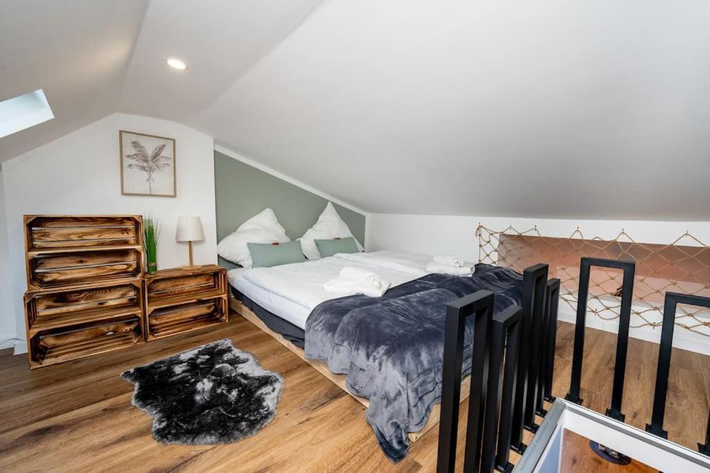 Moderne Maisonette Wohnung Im Fluesseviertel BRE Exteriör bild